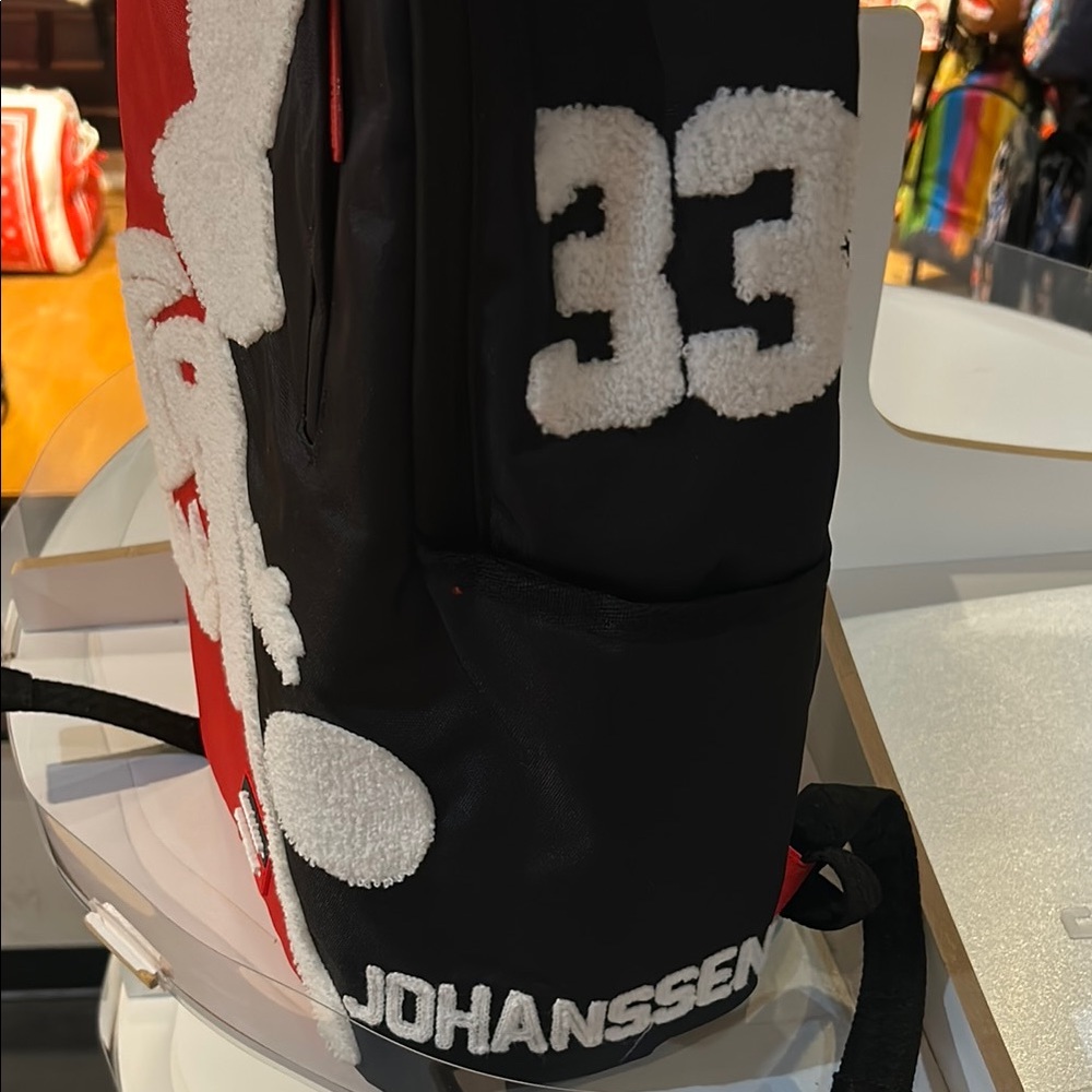 Sprayground Nickelodeon Red and White Backpack - Picture 3 of 9